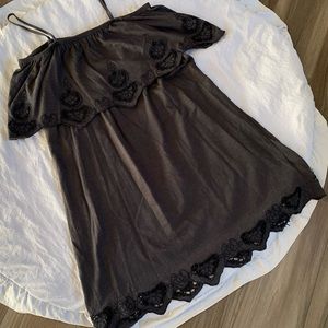 NWT Topshop cotton embroidered dress